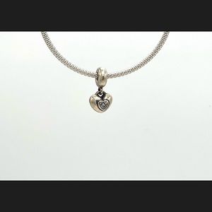 Pandora You & Me Heart Dangle Charm (retired)